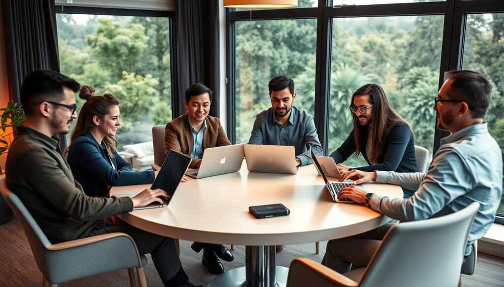 remote sales team